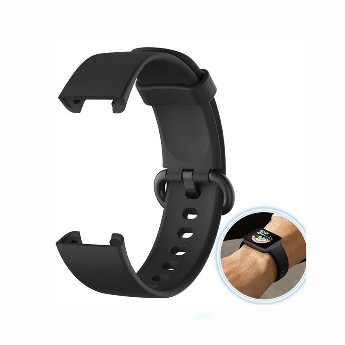 GENERICO - Correa Silicona Para Xiaomi Watch 2 Lite - Negro