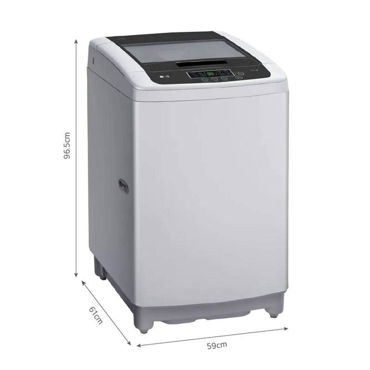 LG - LAVADORA LG 13 KG SMART MOTION WT13DPBK GRIS