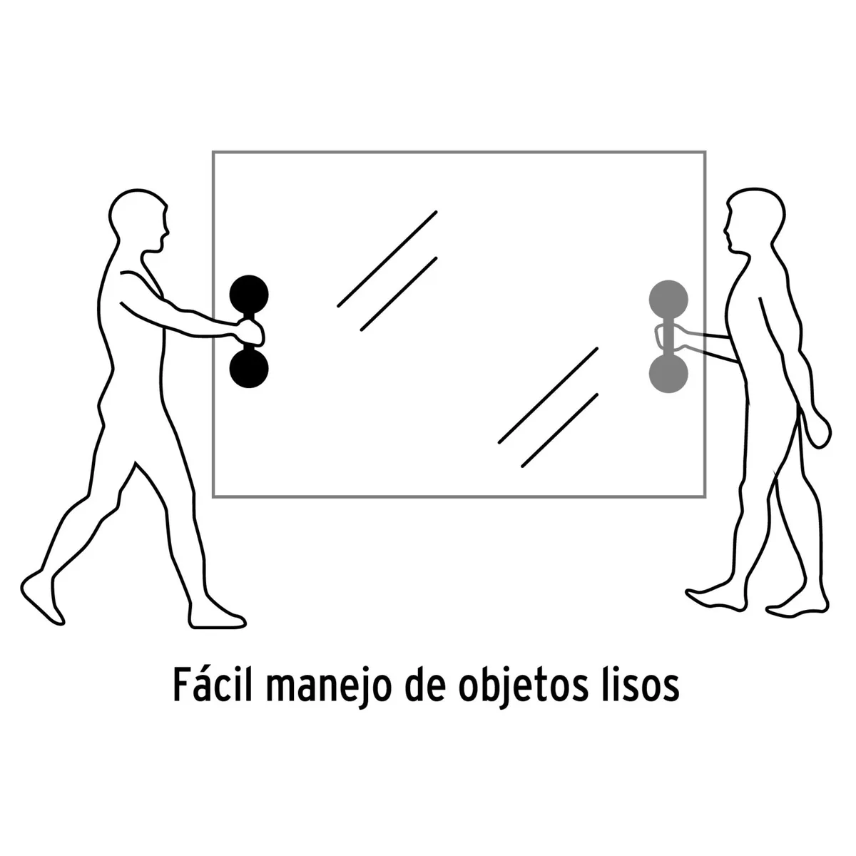 TRUPER - 2 Ventosas de 2 copas de succión,  para porcelanato, mármol, vidrio