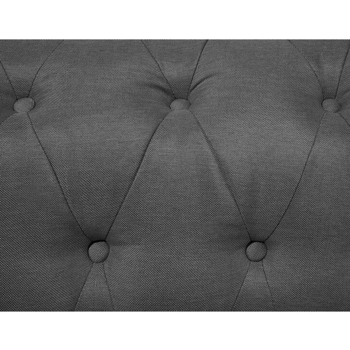 GENERICO - Juego de Sala Chesterfield Gris