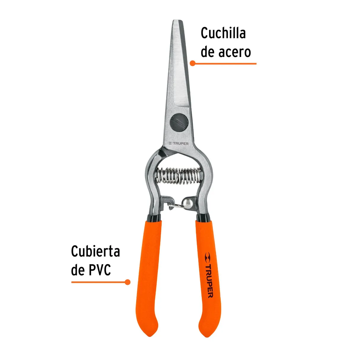 TRUPER - Tijera forjada para poda 8 curva corte de uva