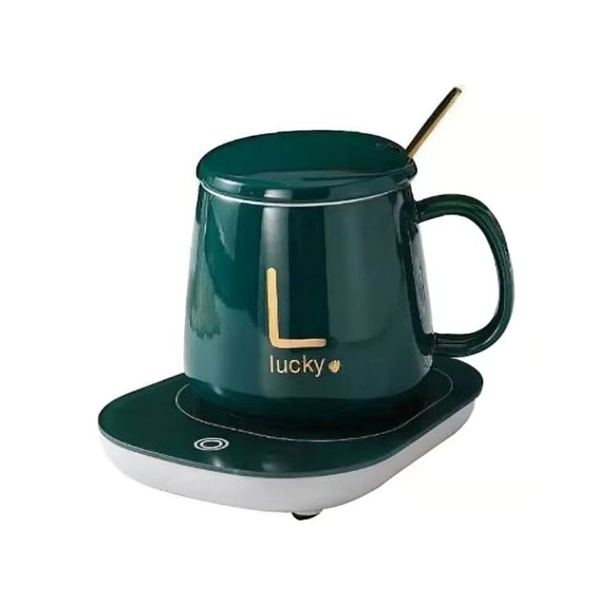 GENERICO - Taza Mug De Cerámica Con Calentador Eléctrico De 400 ml Para Oficina