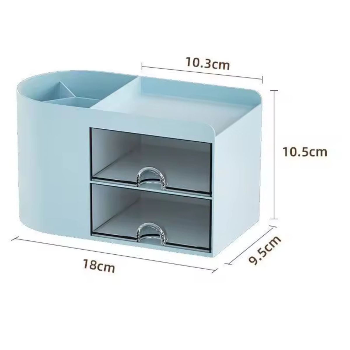 GENERICO - Organizador de maquillaje  CL U44 celeste