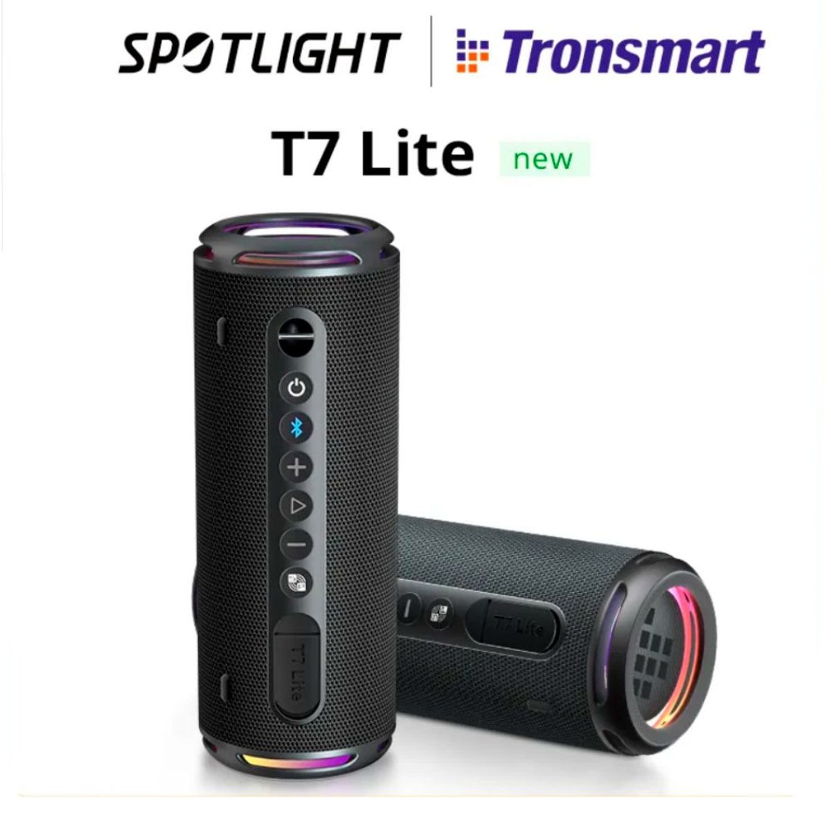 TRONSMART - PARLANTE INALAMBRICO TRONSMART ALTAVOZ BLUETOOTH RGB PORTATIL NEGRO