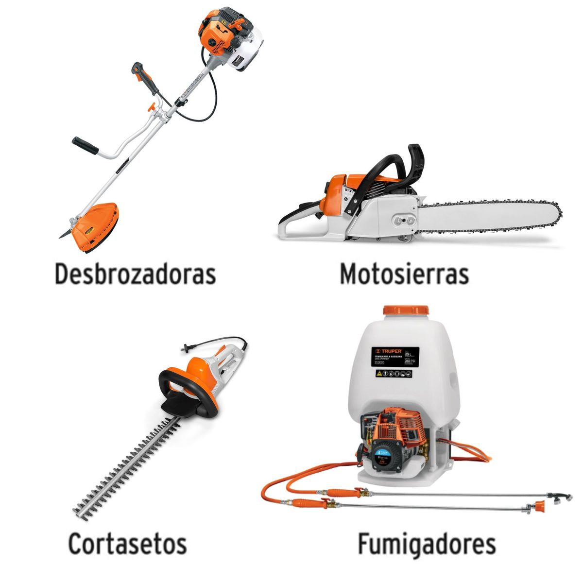 TRUPER - Aceite para motor 2 tiempos, 400 ml, pack 4 unidades, Truper