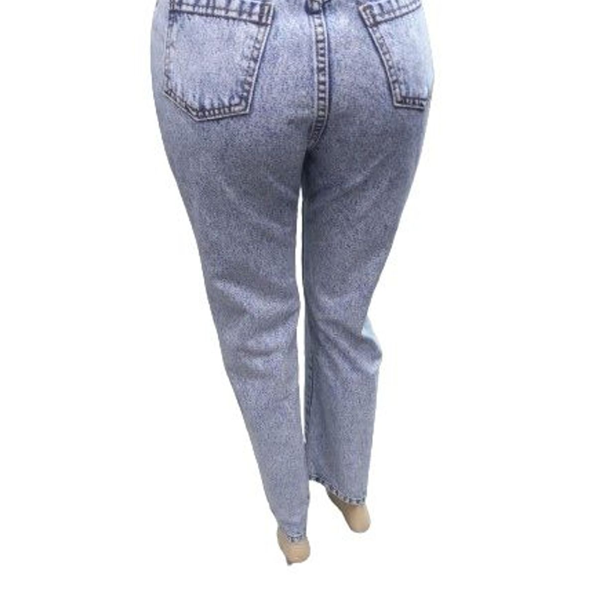 GENERICO - PANTALON MOM JEAN NEVADO