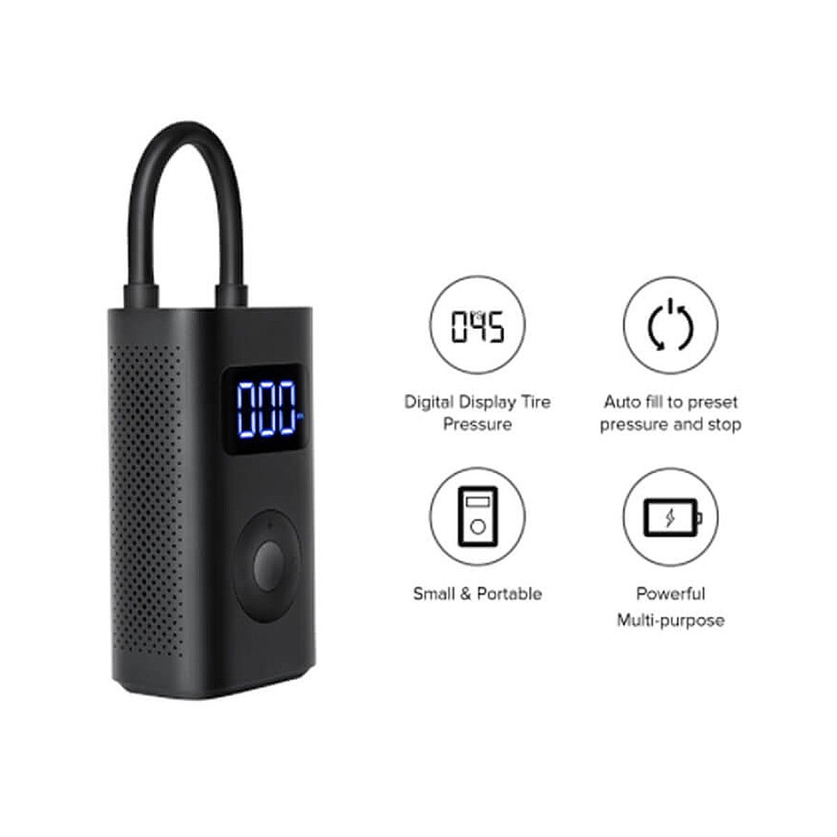 XIAOMI - Inflador Portable Compresora de Aire 1S Portable Electric Air Xiaomi