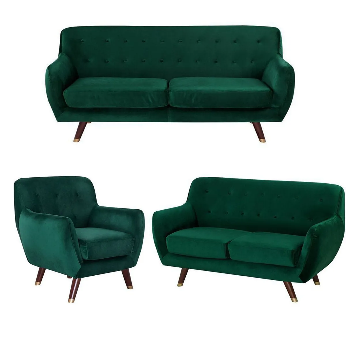 GENERICO - Juego de Sala Gaborone Verde