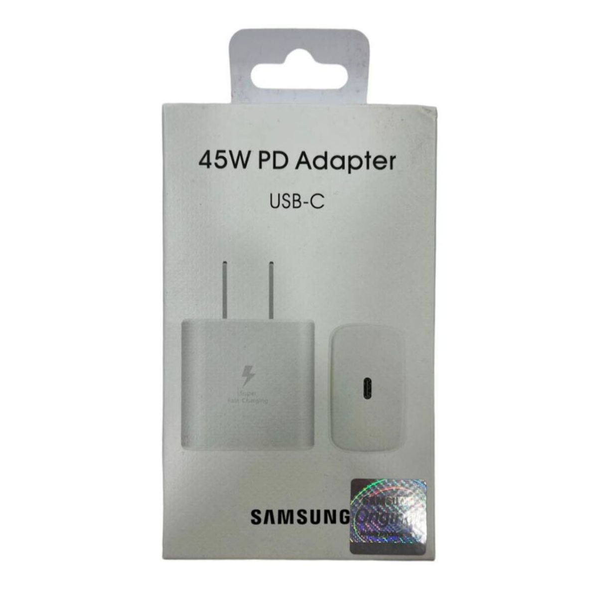 GENERICO - Cargador Adaptador Generico 45W Samsung USB-C Carga Rapida - Blanco