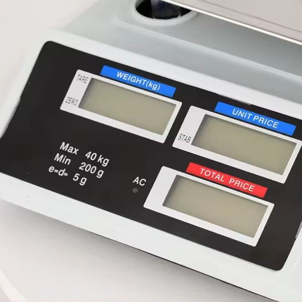 GENERICO - Balanza Digital Recargable De Mercado Hasta 40kg