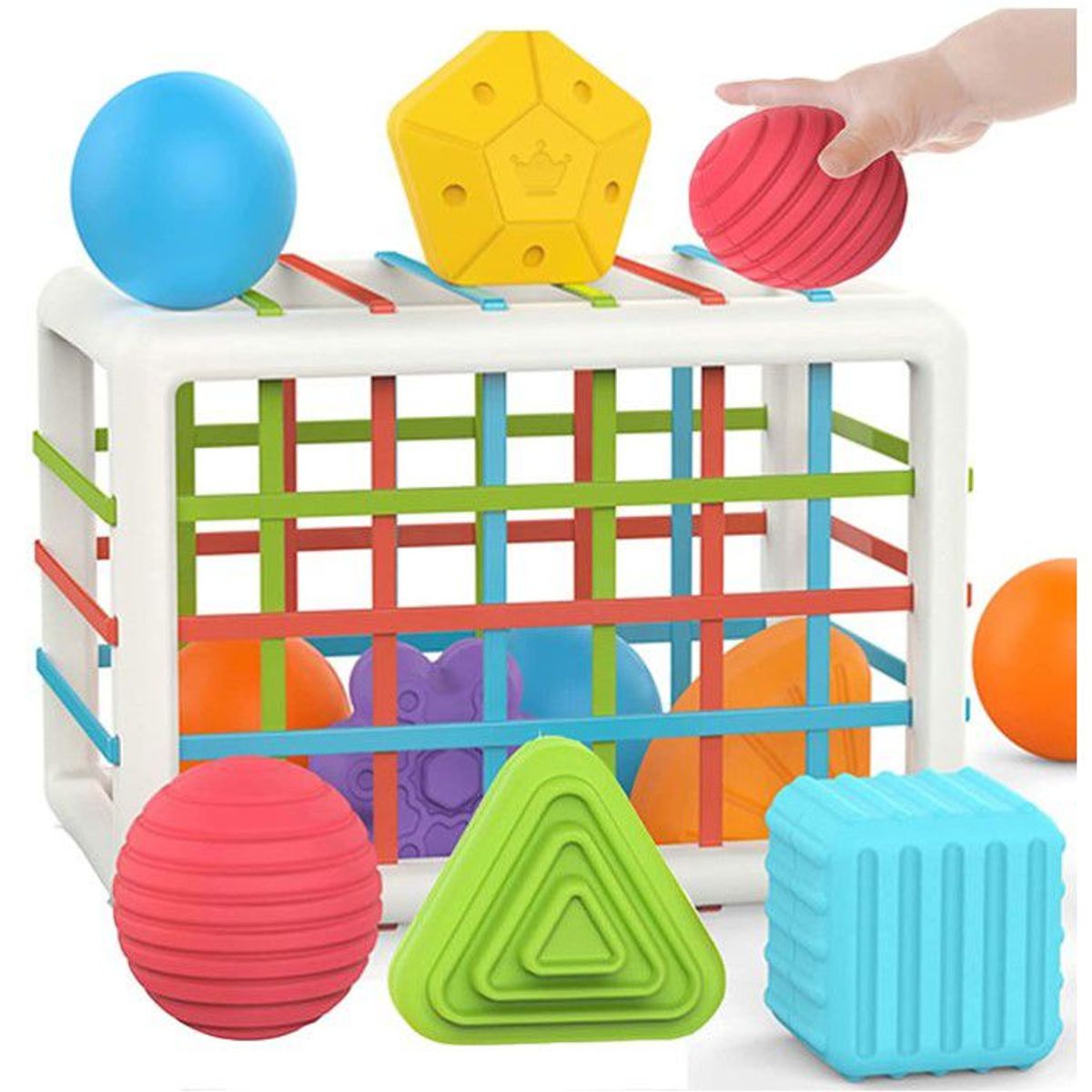 HUANGER - CUBO DICACTICO CON FORMAS PARA BEBES