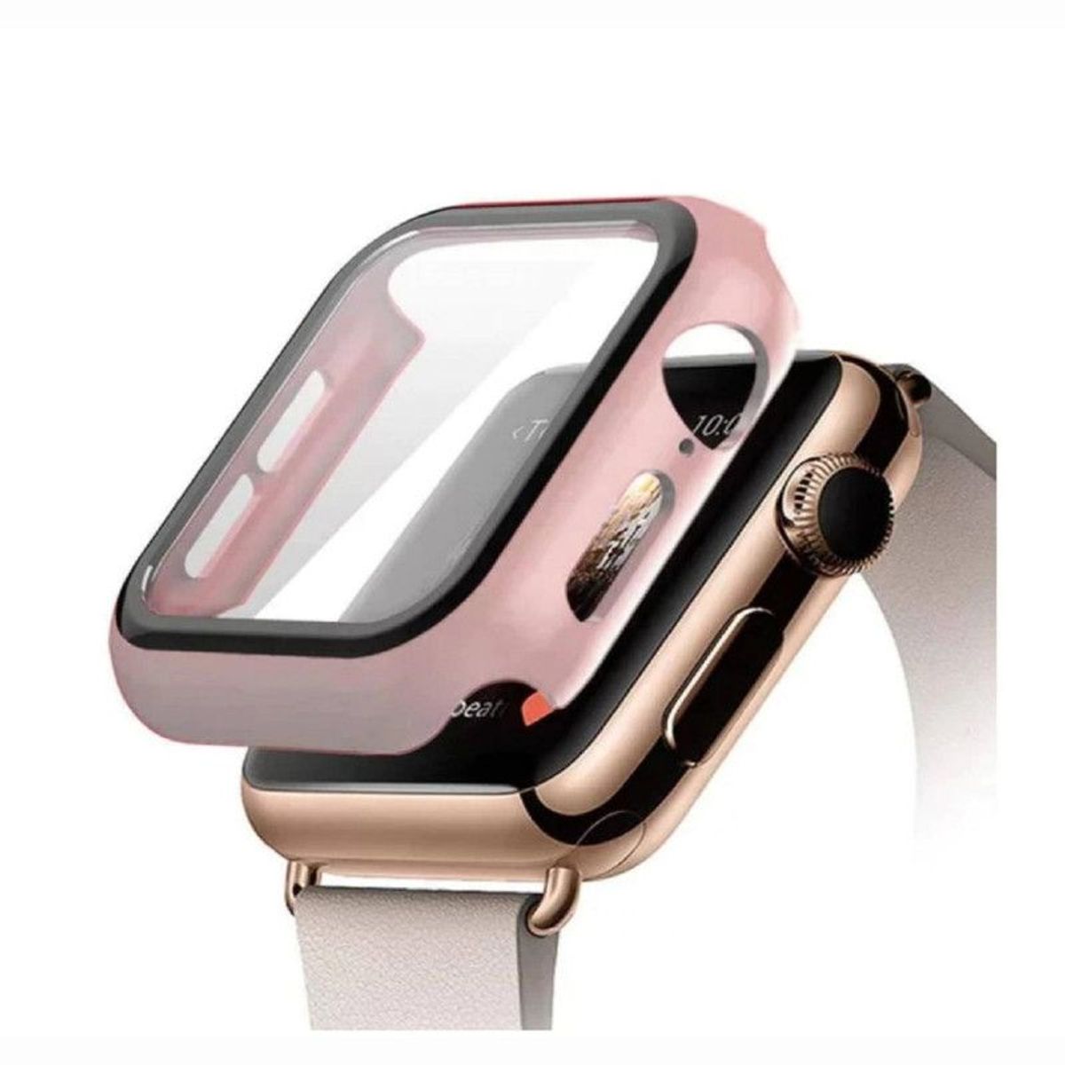 GENERICO - Bumper o Cover Para Apple Watch 42mm - Oro Rosa