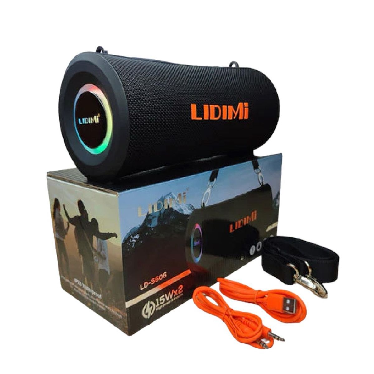 LIDIMI - Parlante Portatil Bluetooth LIDIMI LD-S606 30W