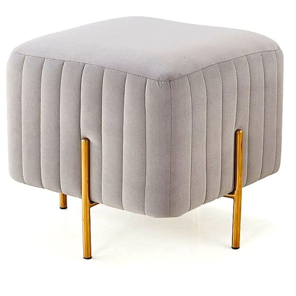 GENERICO - Puff Mila Gris Claro Decoban Hogar