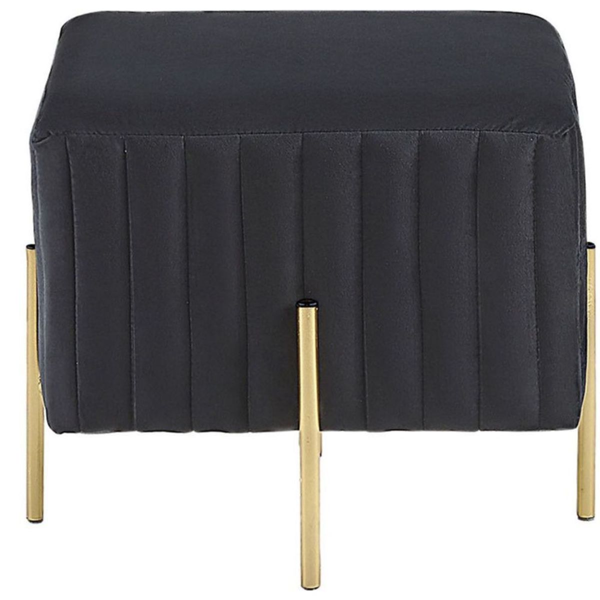 GENERICO - Puff Mila Negro Decoban Hogar