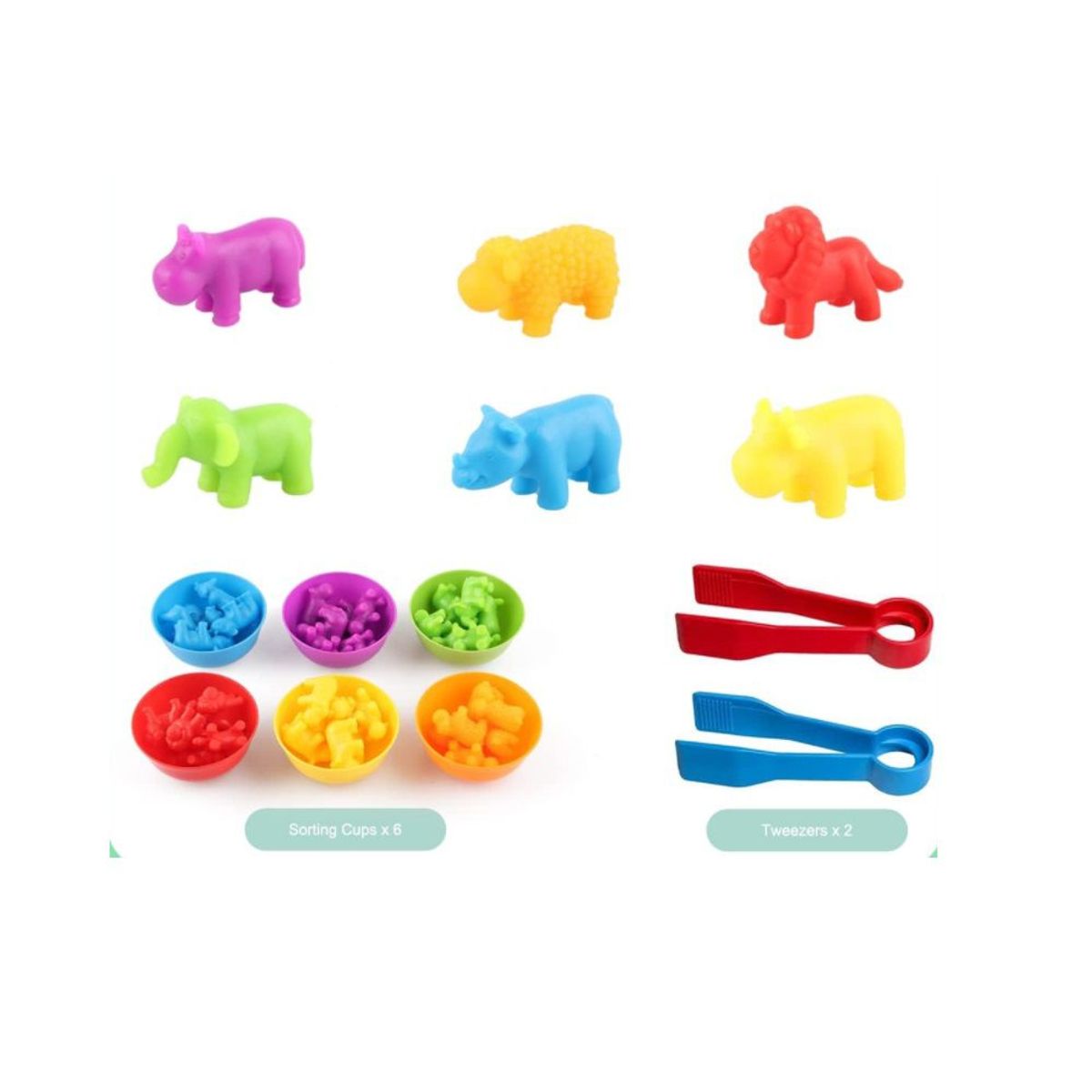 GENERICO - Juego de Clasificación Colores y Formas Montessiori