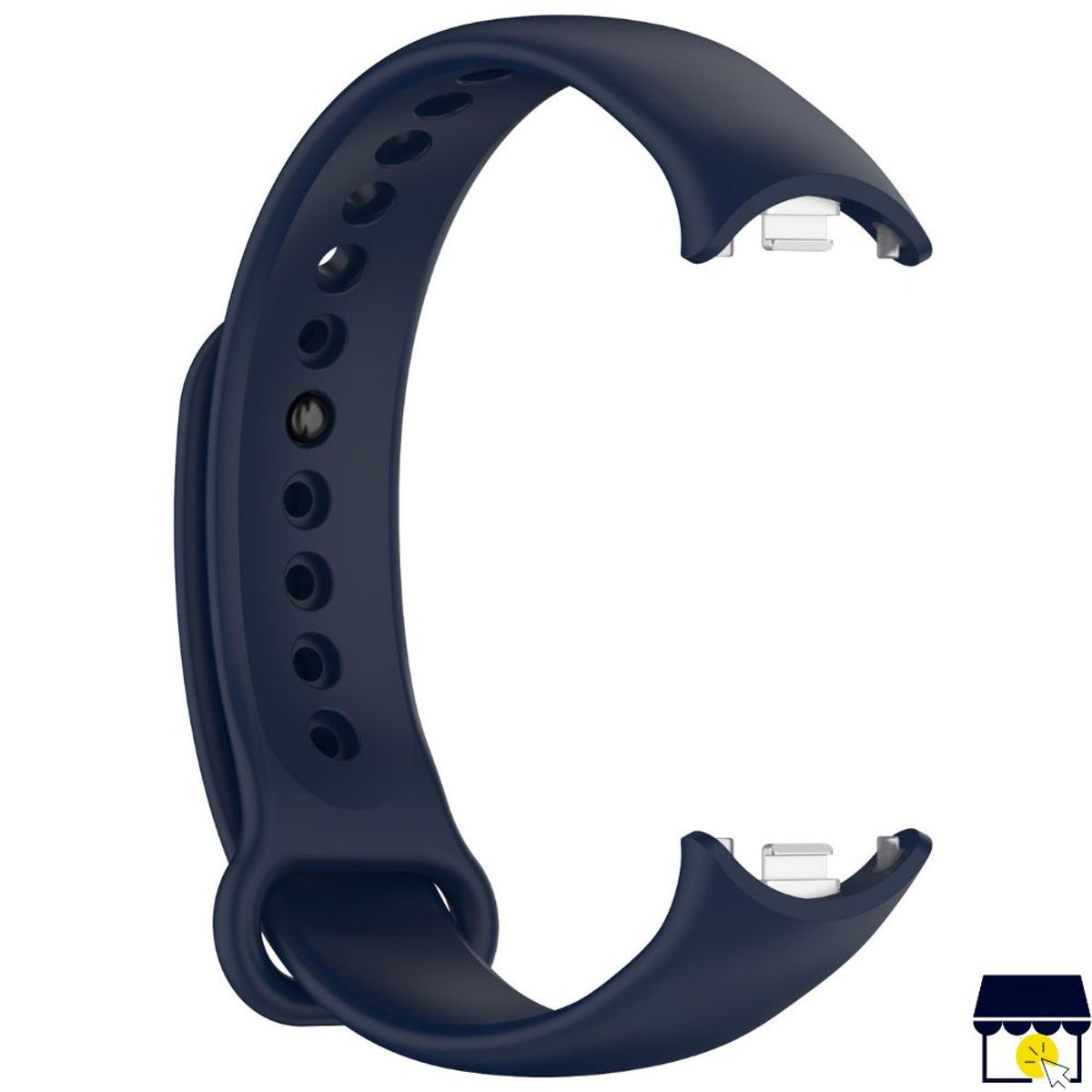 GENERICO - Correa de silicona para Xiaomi Mi Band 8 / 9 / 10 + Mica - Azul