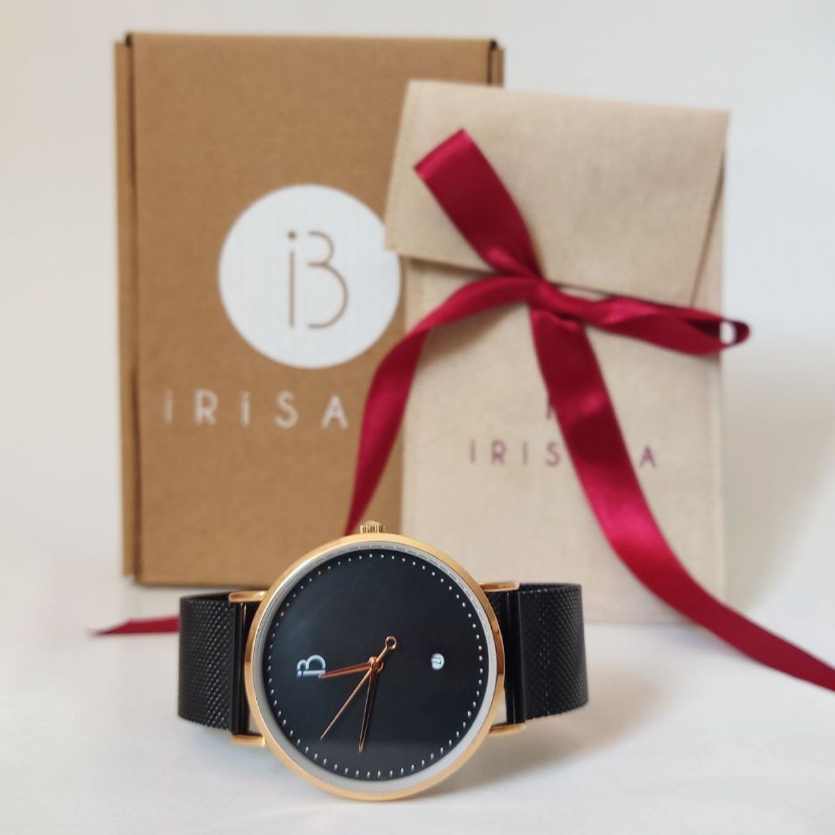 IRISABA - RELOJ IRISABA CHARM NEGRO_.