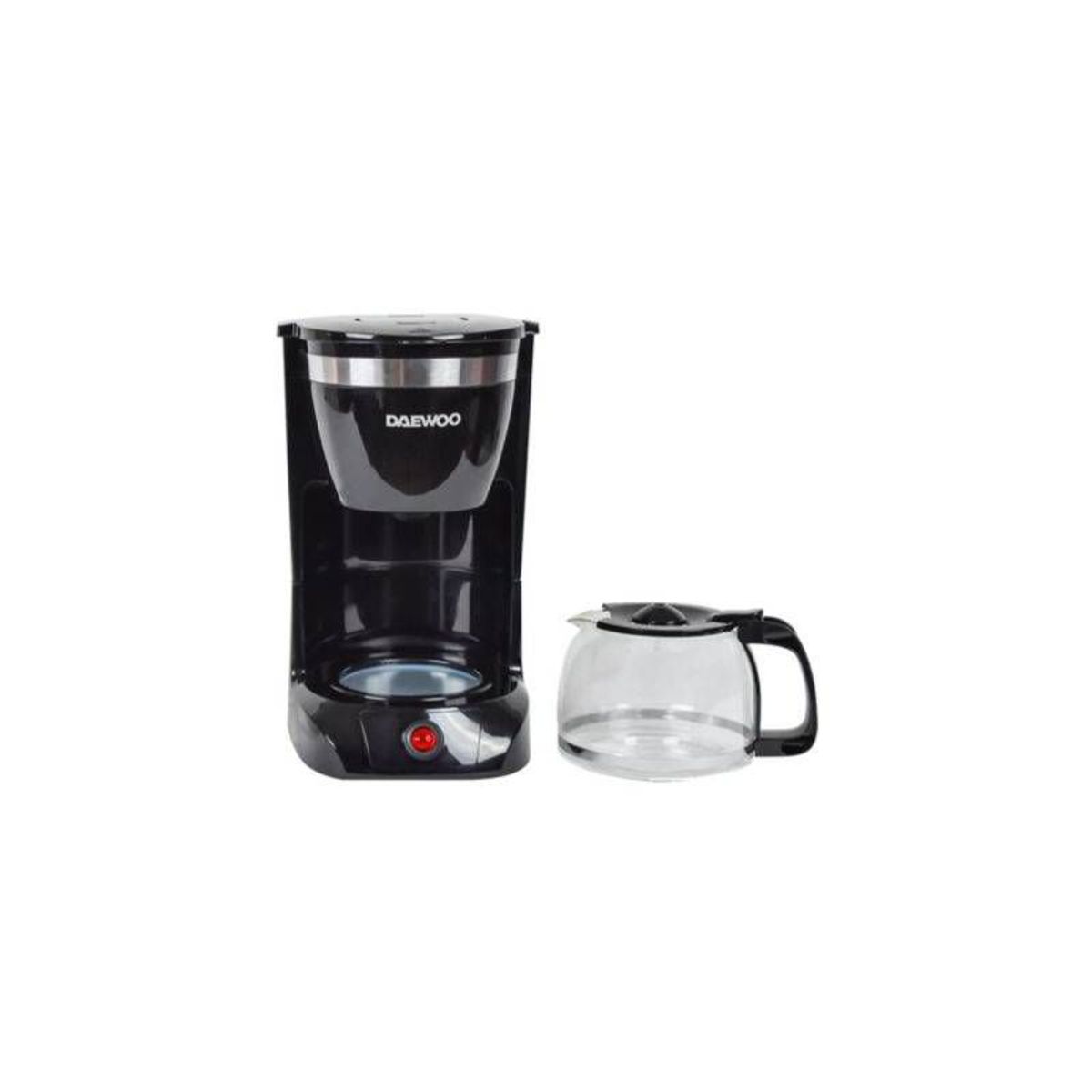DAEWOO - Cafetera Negra Daewoo DCM-1859 1.25L 12 Tazas
