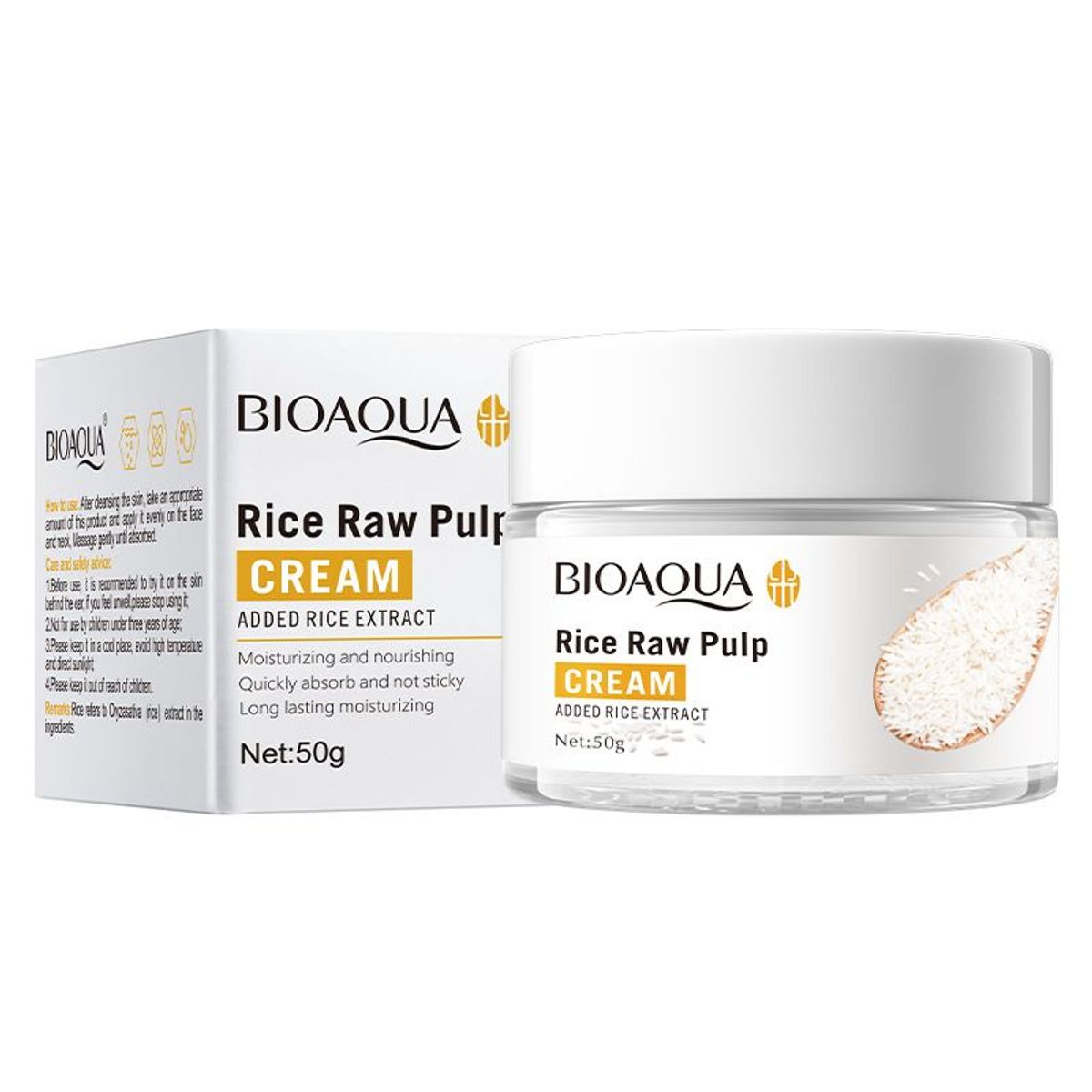 BIOAQUA - Suero Blanqueadora de Manchas Desvanecidas y CREMA ACLARANTE DE ARROZ BIOAQUA