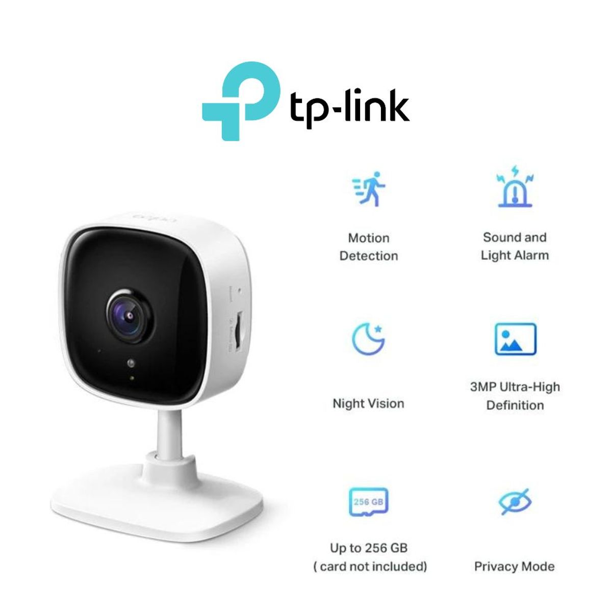TP LINK - Cámara de seguridad wifi 2K para interiores Tapo-C110 - Tp-Link