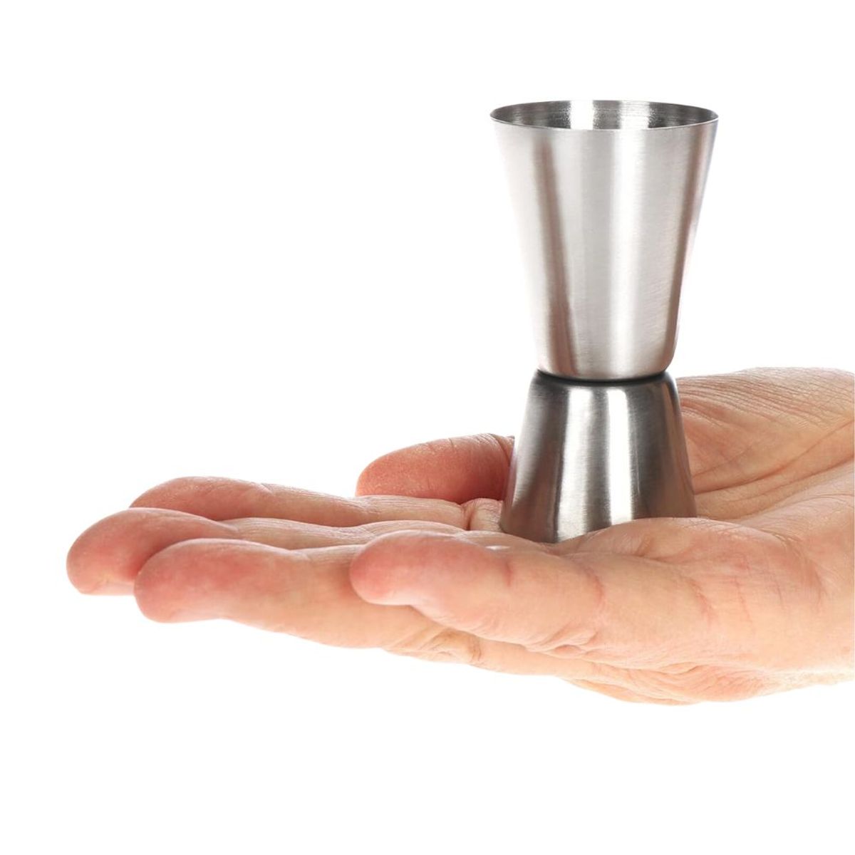 INSPIRA - Medidor de Acero Inoxidable 1 a 2 Onzas para Bar