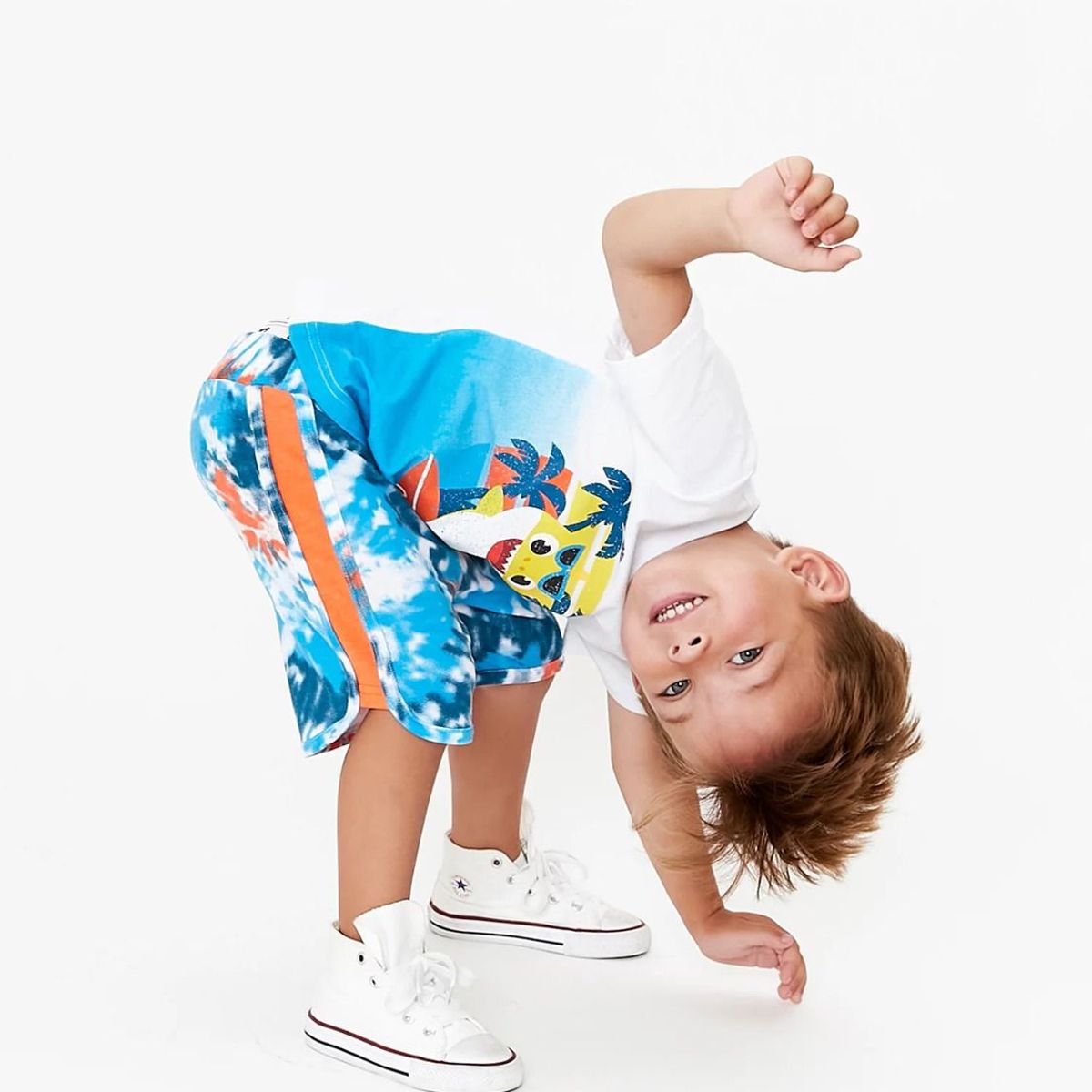 NICKELODEON - CONJUNTO POLO Y SHORT NIÑO BABY SHARK TALLA 5T