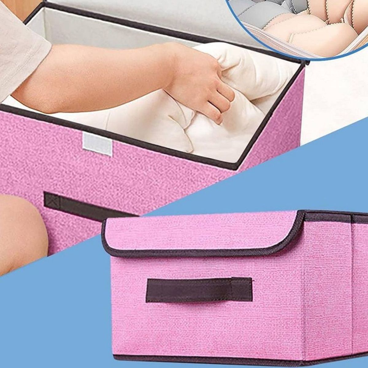 GENERICO - Organizador de almacenamiento multifuncional Color Rosado