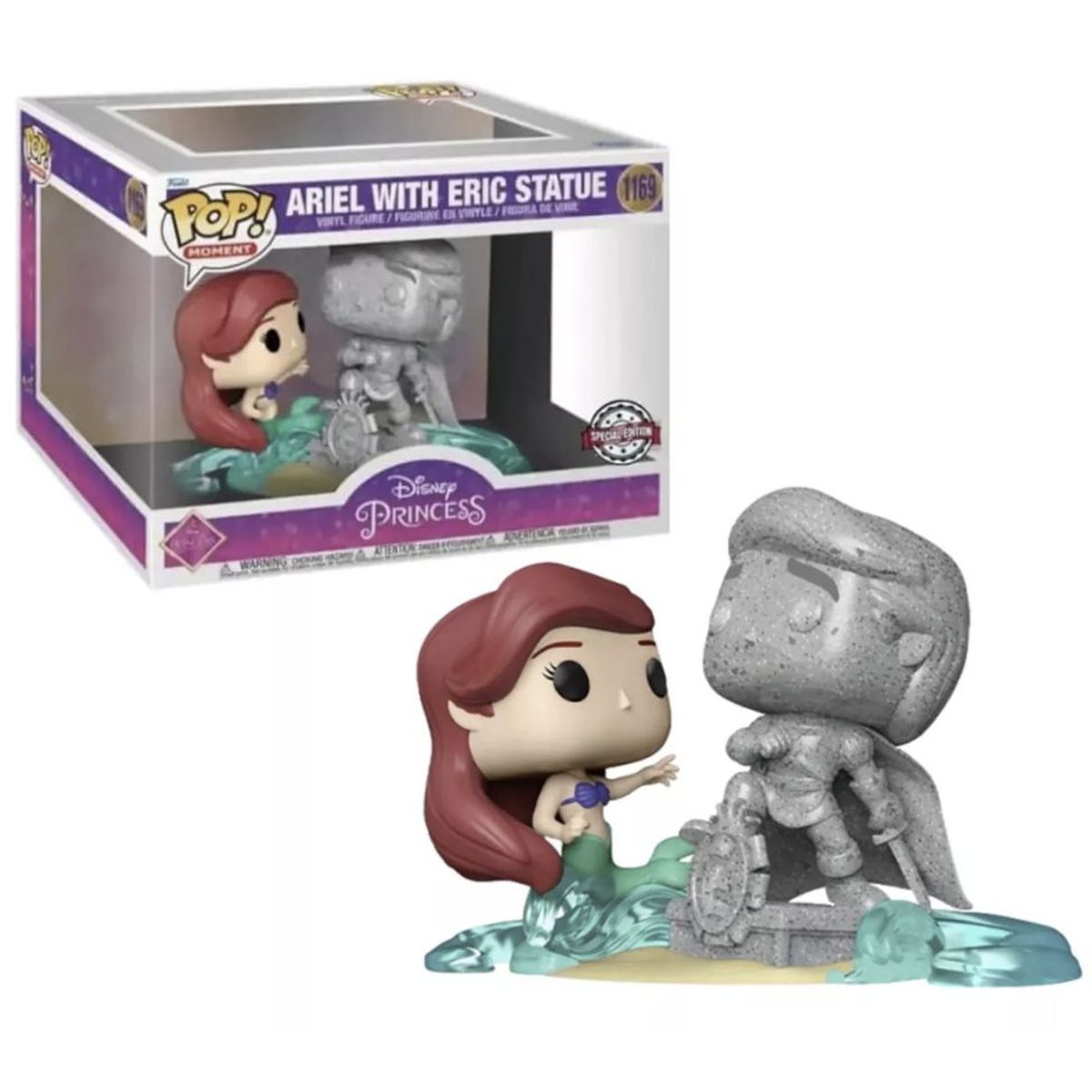 FUNKO - Ariel Con Estatua De Eric Funko Pop 1169 La Sirenita