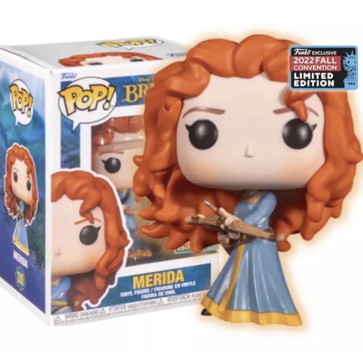 FUNKO - Merida Funko Pop 1245 Brave Valiente Fall Convention