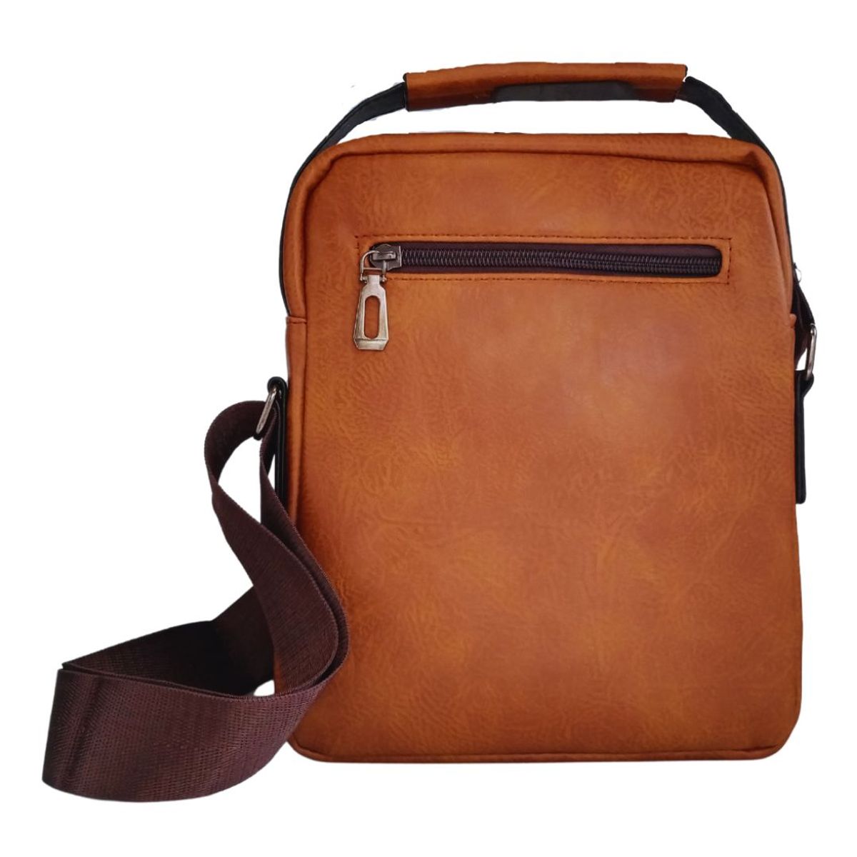 GENERICO - Morral Hombre en Cuero PU Bandolera