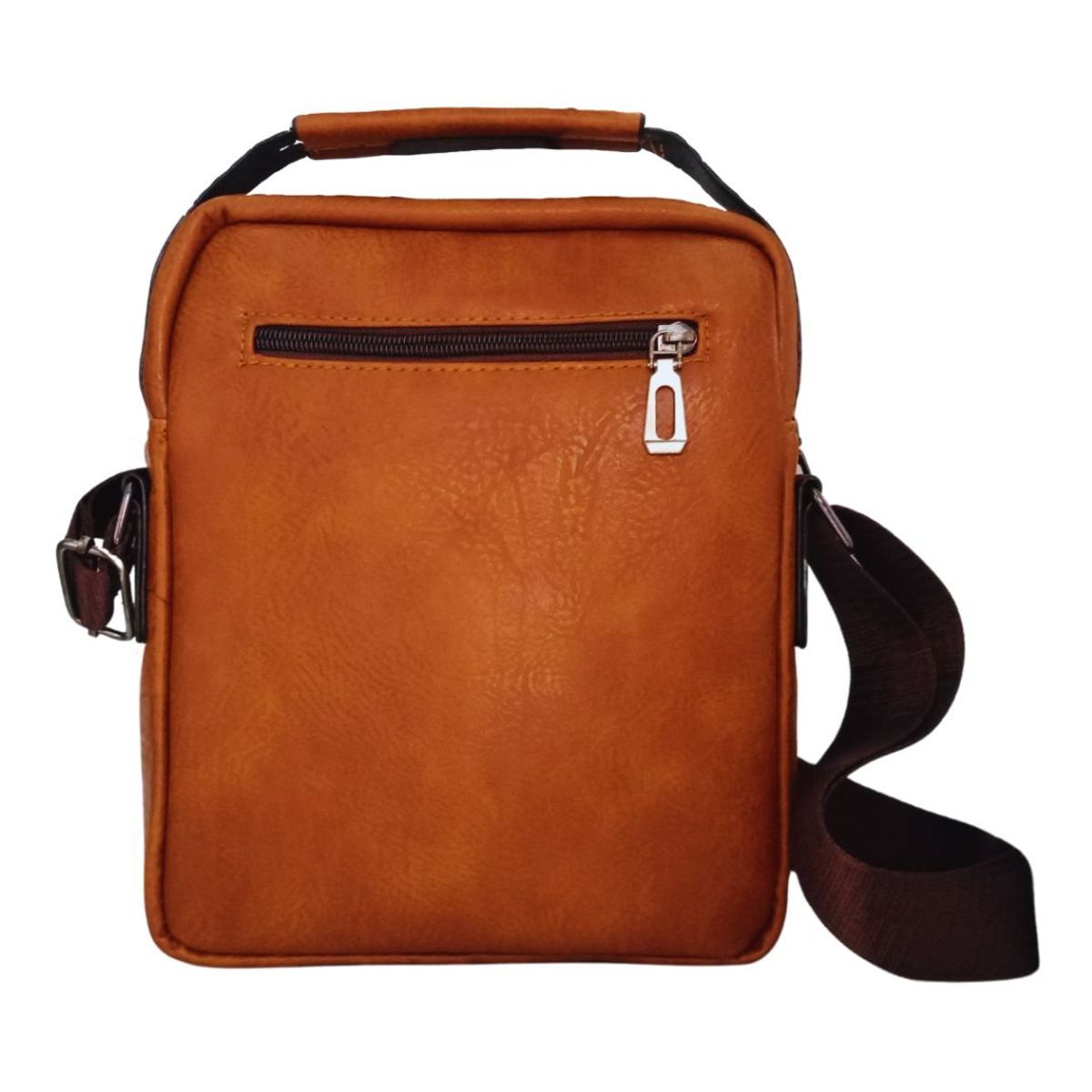 GENERICO - Morral Hombre en Cuero PU Bandolera