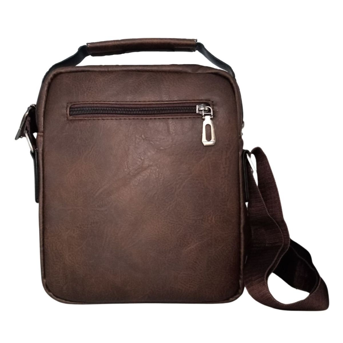 GENERICO - Morral Hombre en Cuero PU Bandolera