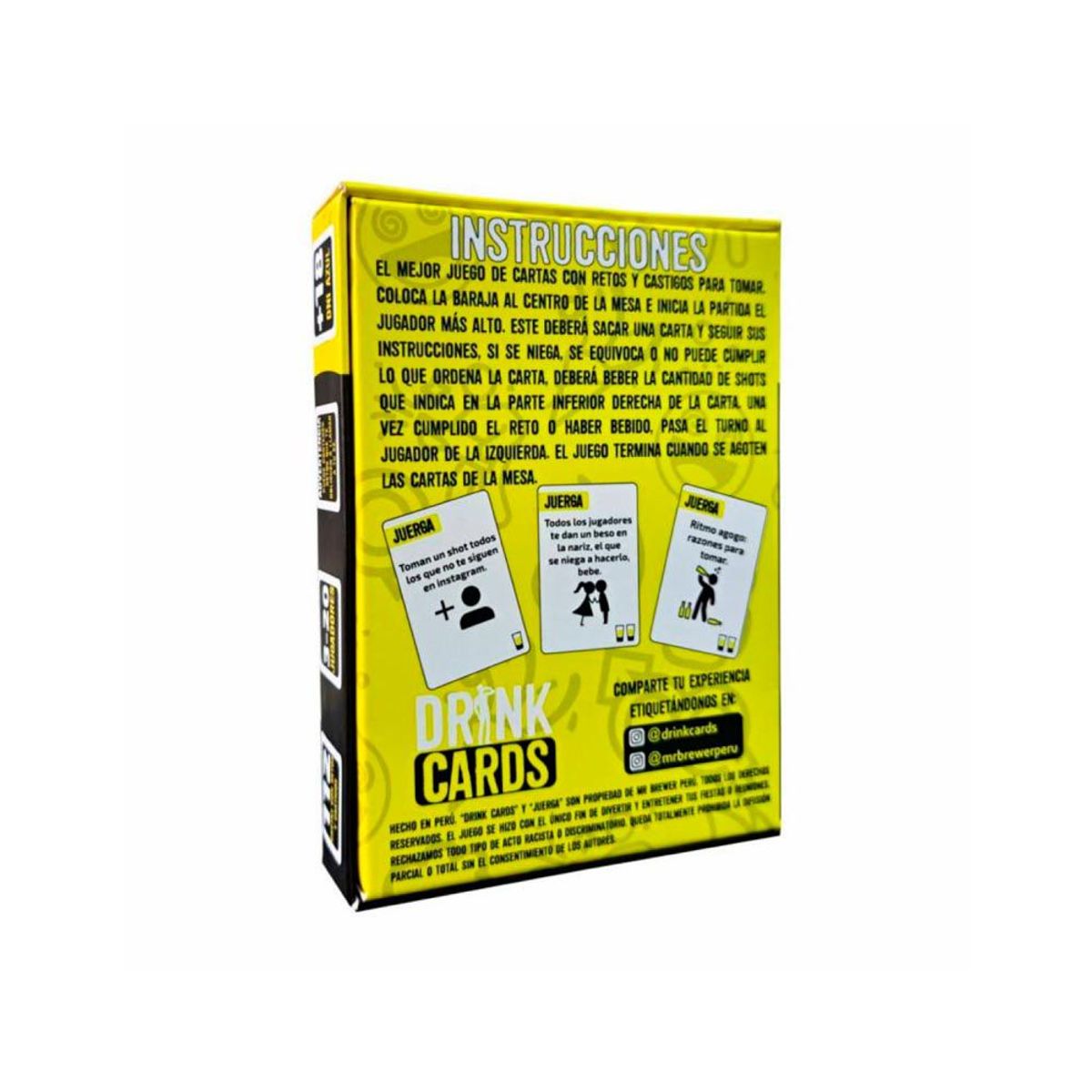 FOREPLAY - Juego para fiestas DRINK CARDS JUERGA