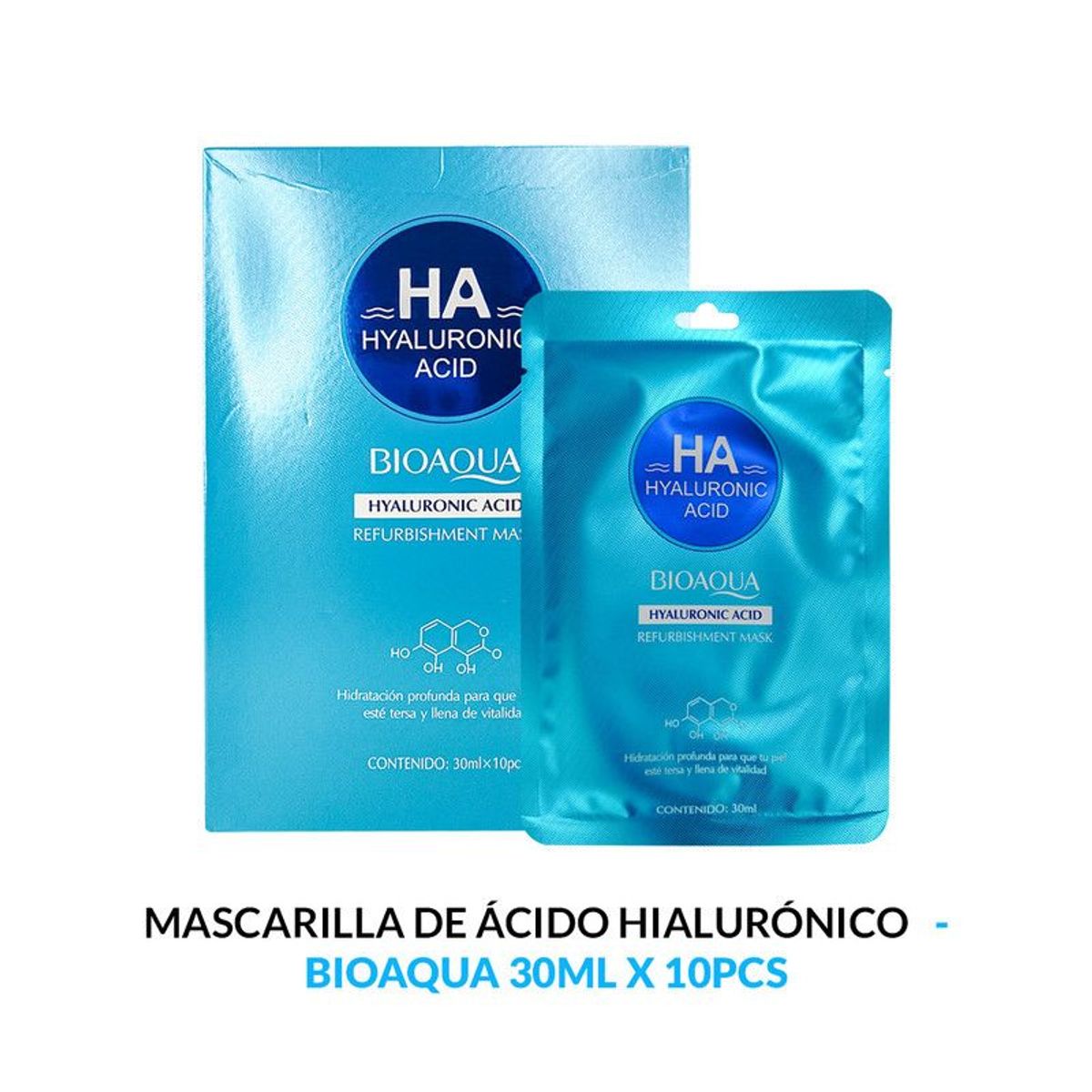 BIOAQUA - Ha Hyaluronic Acid Refurbishment Mask - Bioaqua