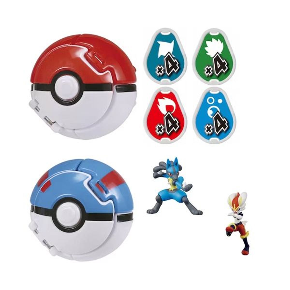 TOMY - Pokemon Moncolle Poke Lucario Vs Cinderace