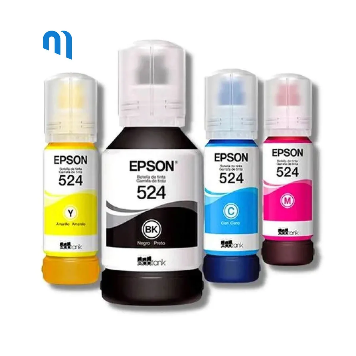 EPSON - JUEGO DE TINTA EPSON 524 NEGRO Y COLORES (T524) ORIGINAL