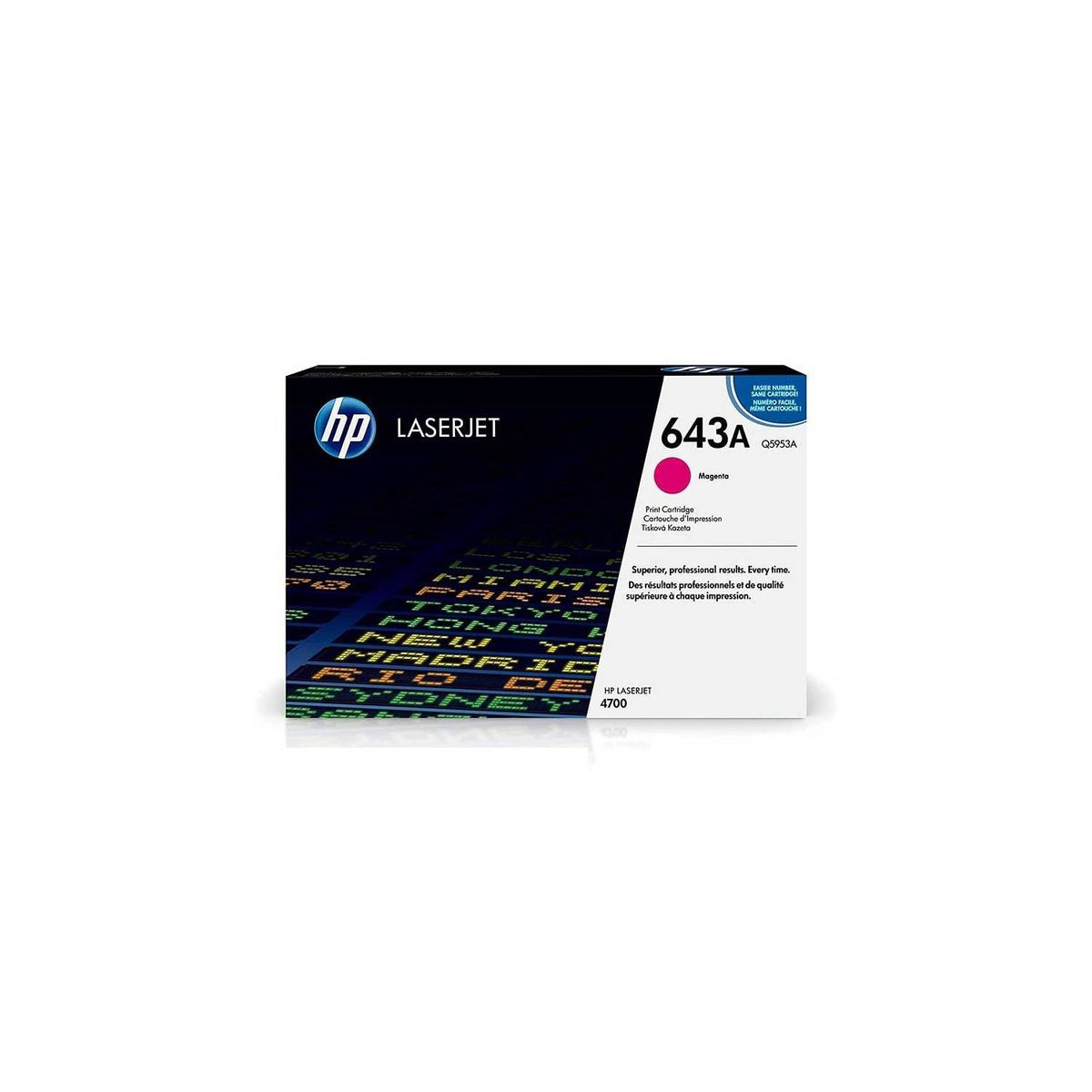 HP - TONER HP 643A CÓDIGO Q5953A MAGENTA 10000 Pág