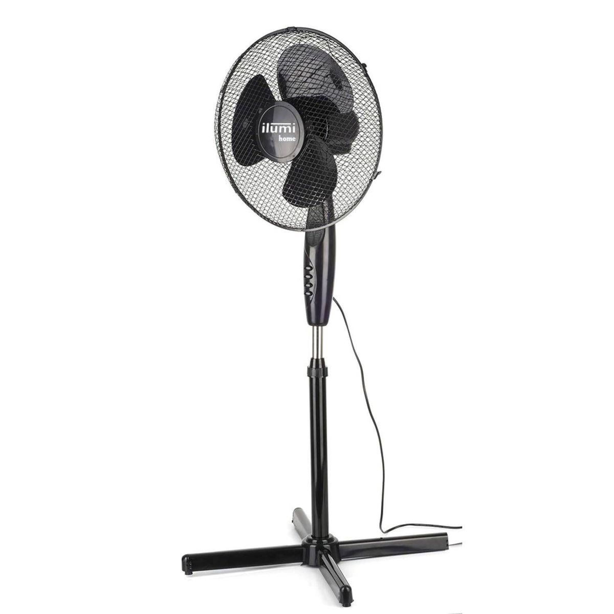 ILUMI - Ventilador Ilumi de Pedestal 3 Velocidades con Iluminación 45W