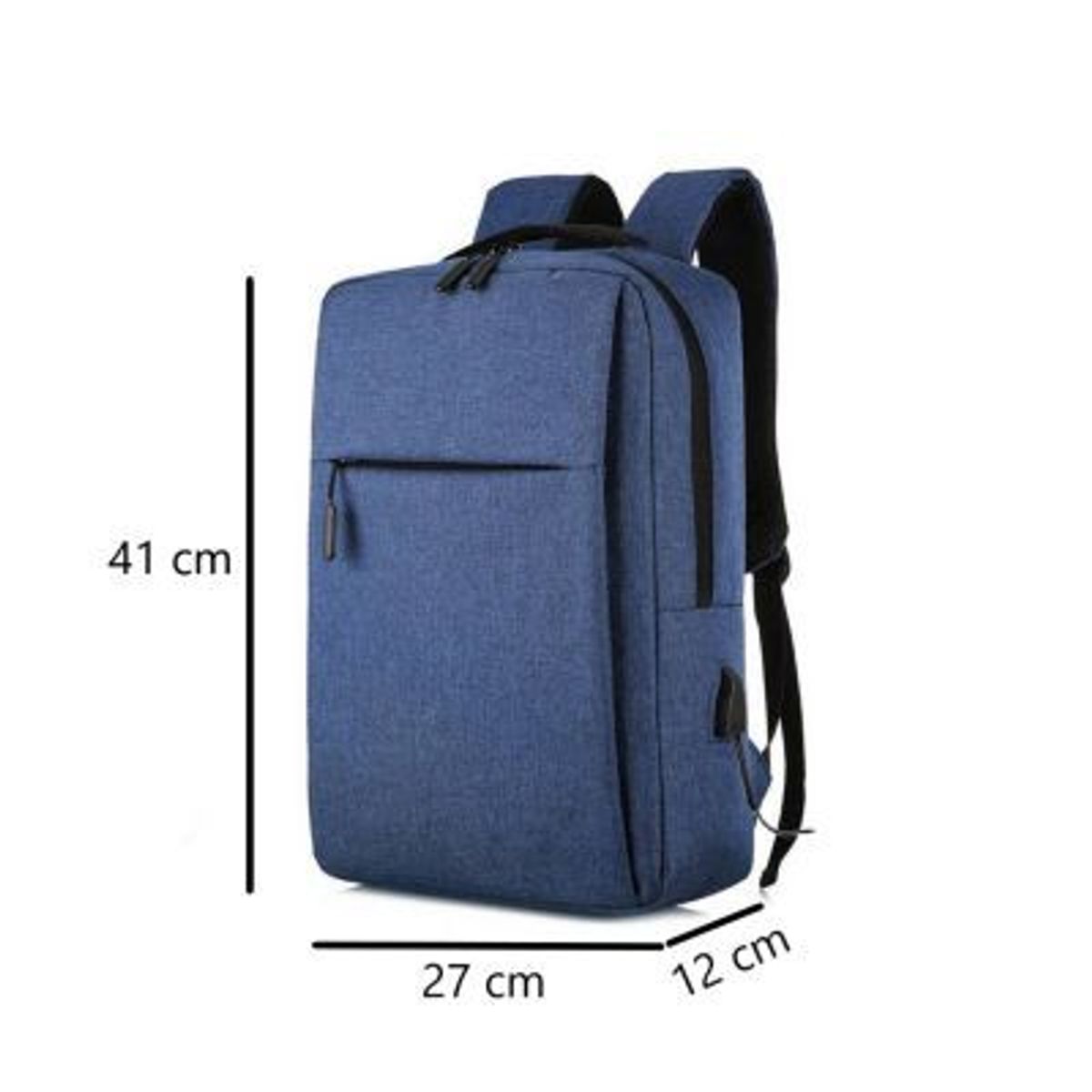 GENERICO - Mochila con Puerto USB de Viaje Casual Para Laptop