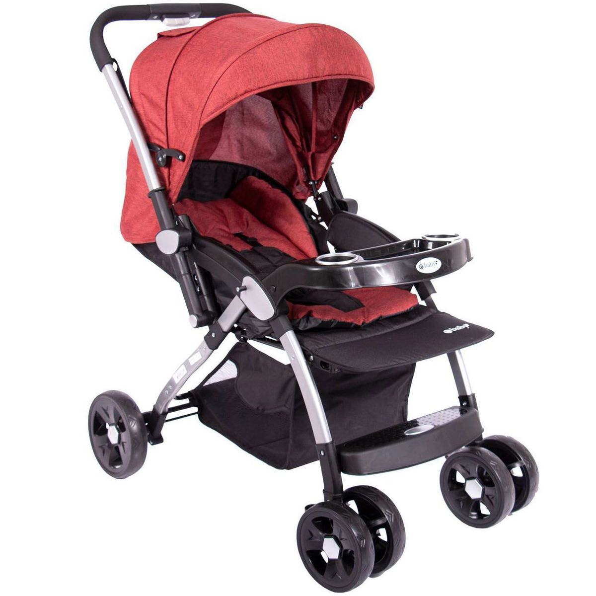 EBABY - Coche De Paseo Ebaby Kuper Mango Reversible Rojo