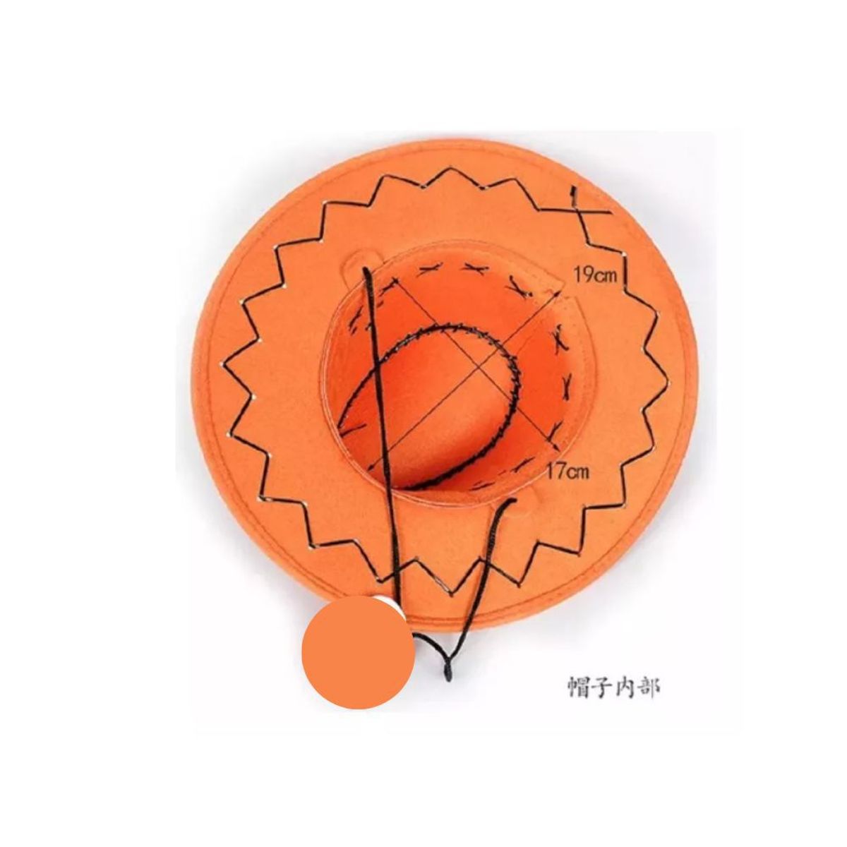 GENERICO - Sombrero de Vaquero Cosplay Anime One Piece Generico