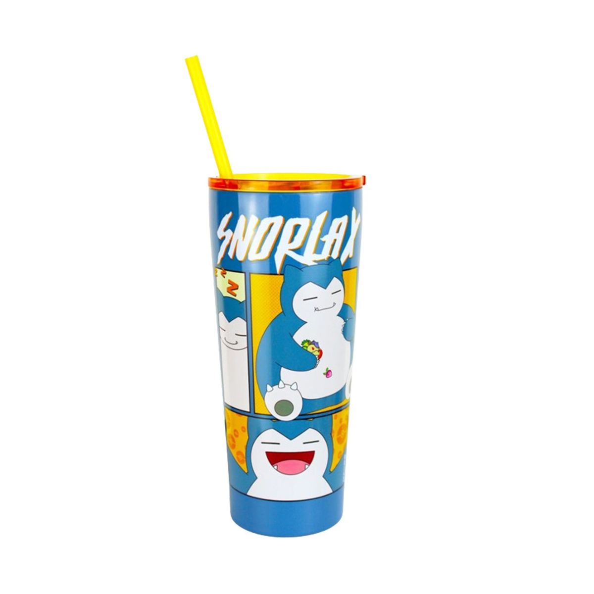 POKEMON - Pokemon Vaso Acrilico Snorlax Con Sorbete