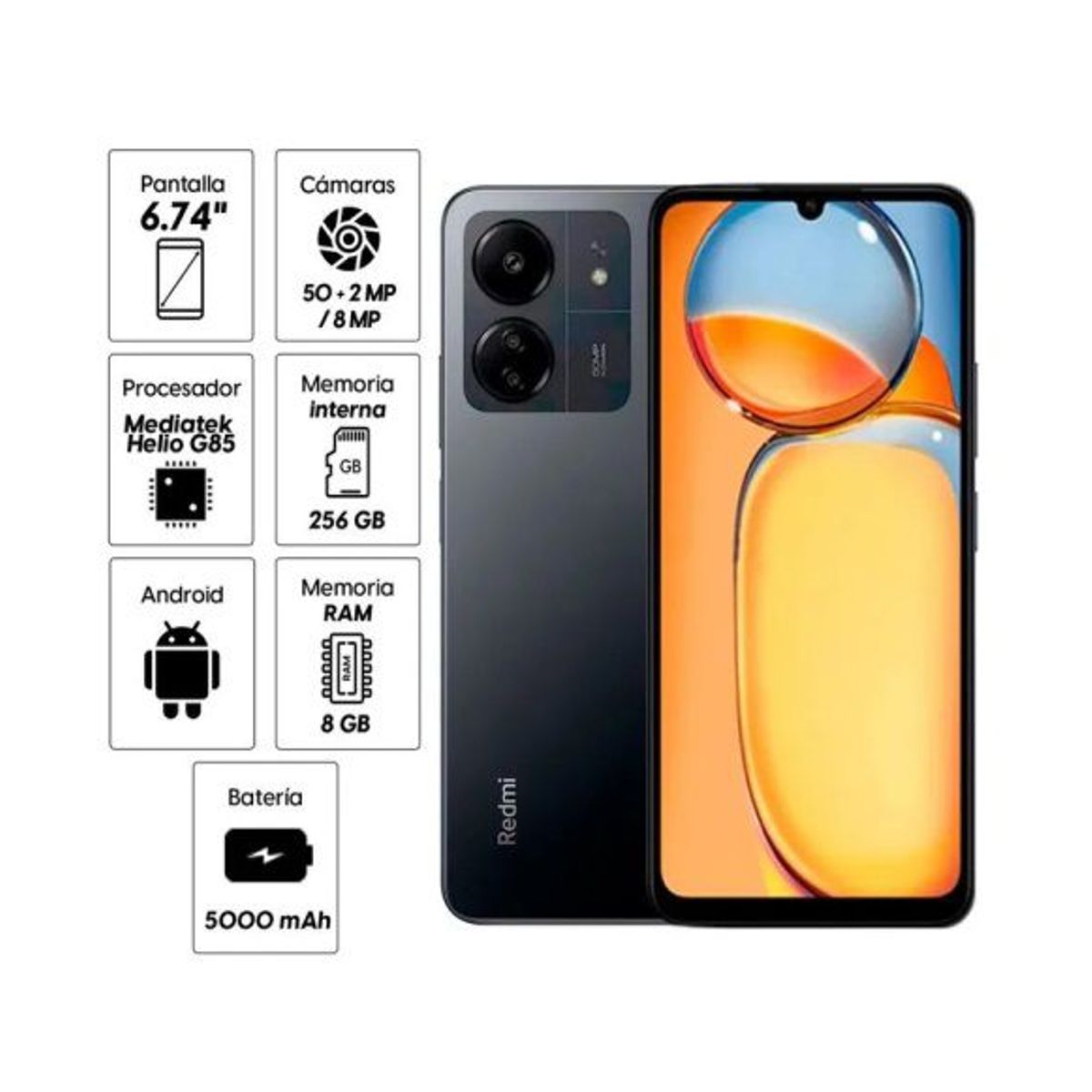 REDMI - Xiaomi Redmi 13C 256GB 4GB