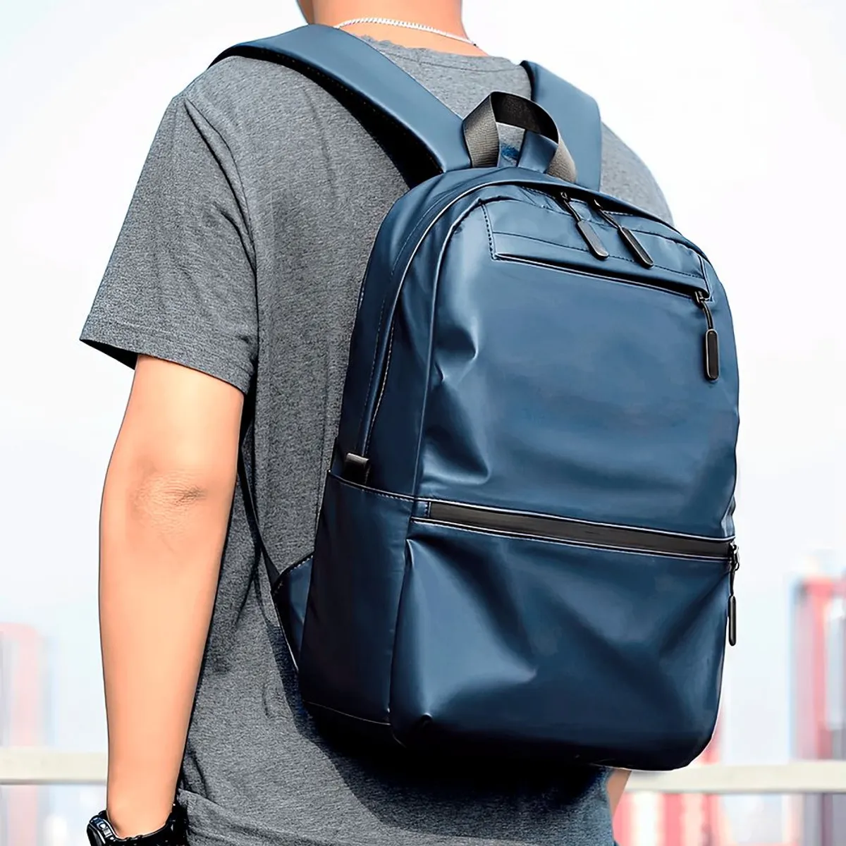 KAEROSHY - Mochila Break Azul Glamour Urbana