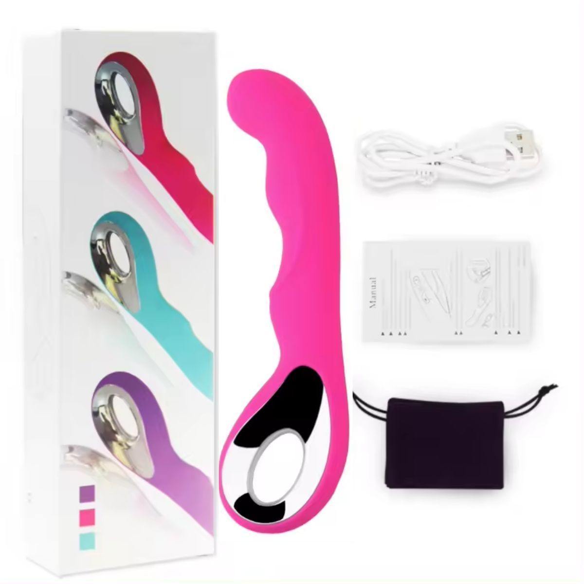 GENERICO - Vibrador Estimulador 10 Velocidades - Rosado