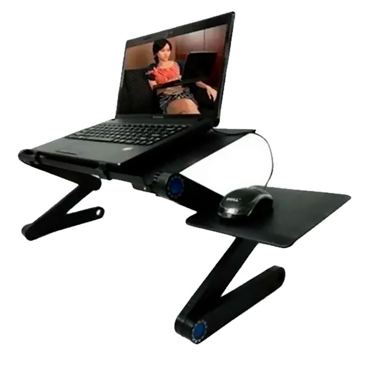SEISA - Mesa Cooler De Metal Para Laptop Con Soporte de Mouse Ajustable