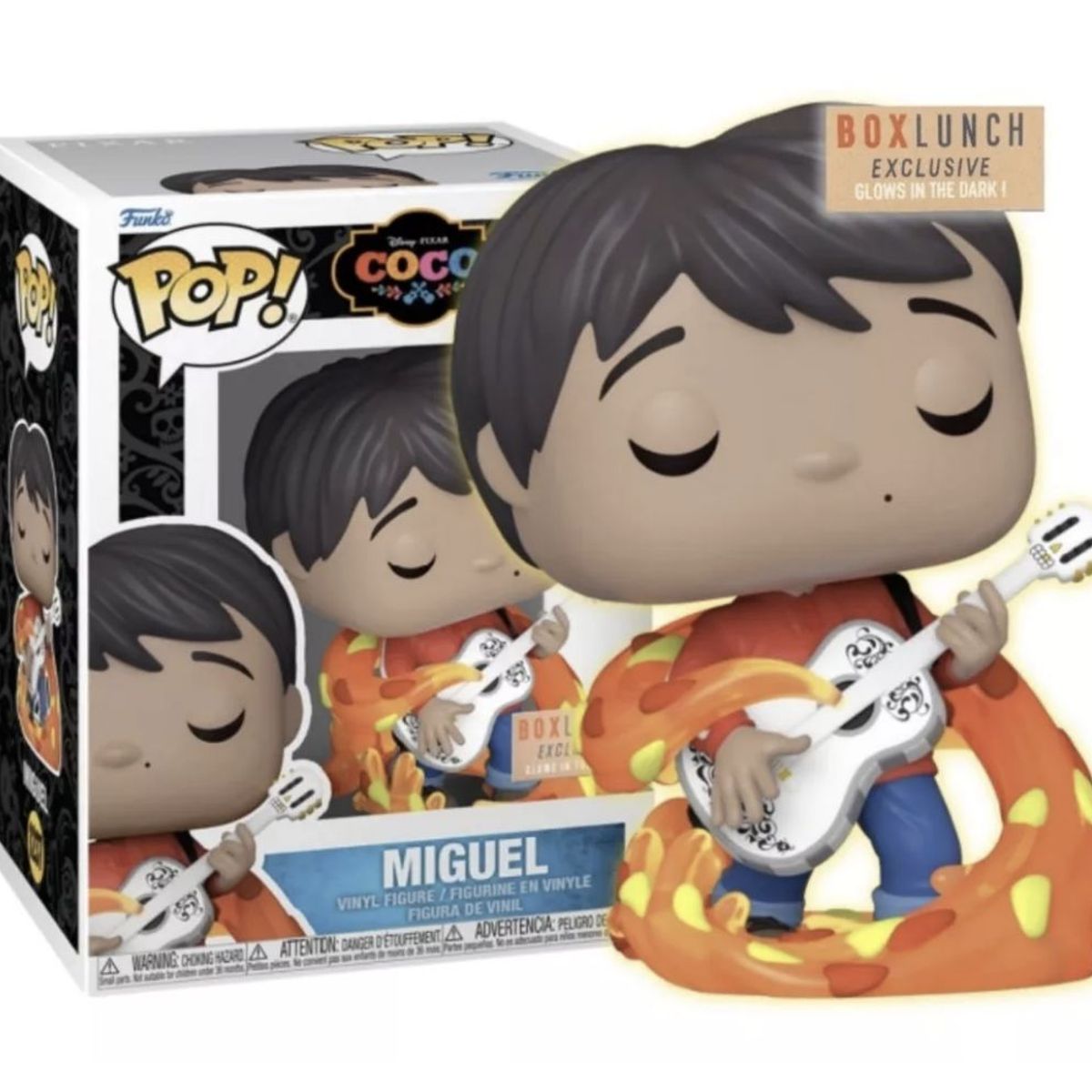 FUNKO - Miguel Funko Pop 1237 Glow In The Dark Coco Boxlunch