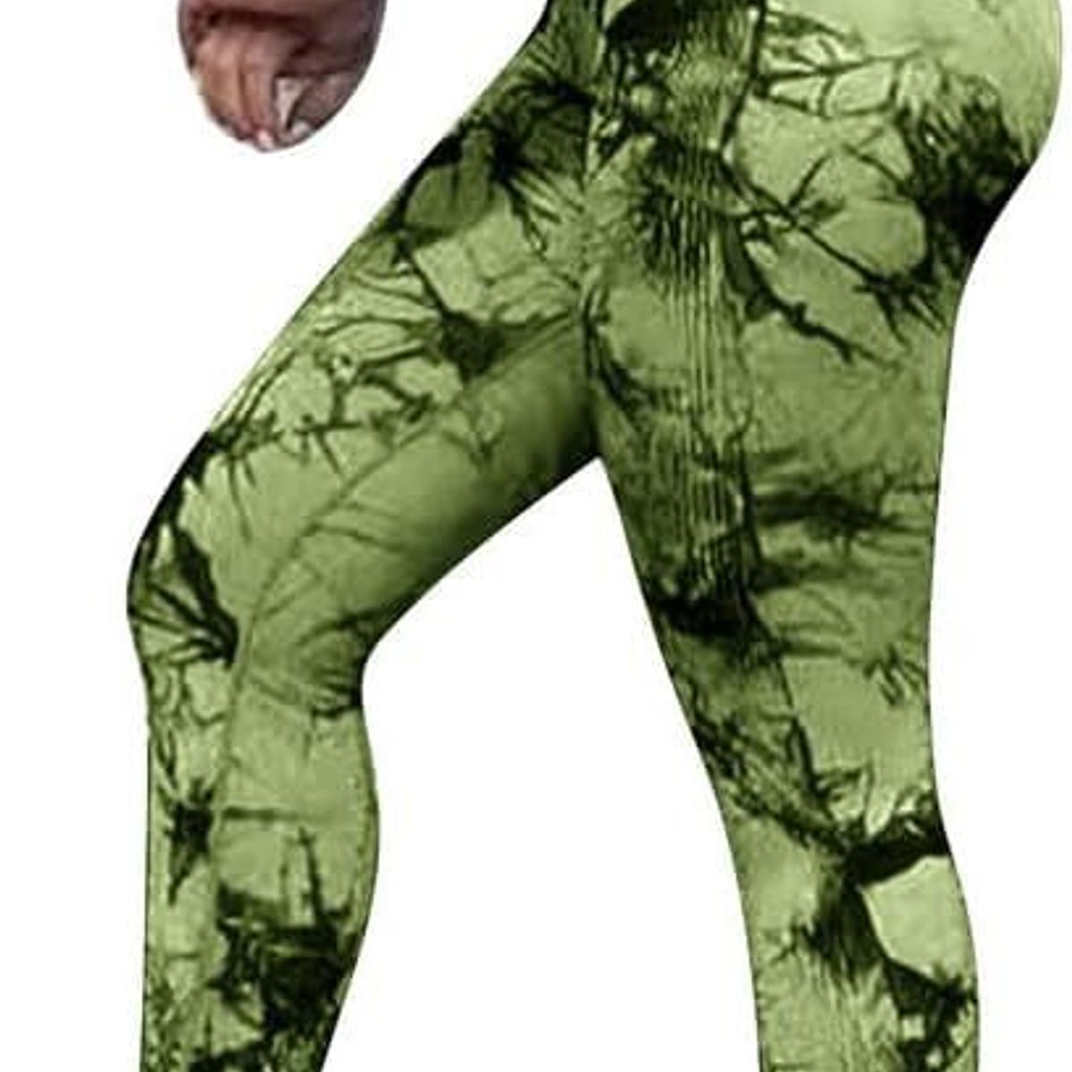 FITNESS - leggings cintura alta para levantamiento de glúteos Scrunch tie dye