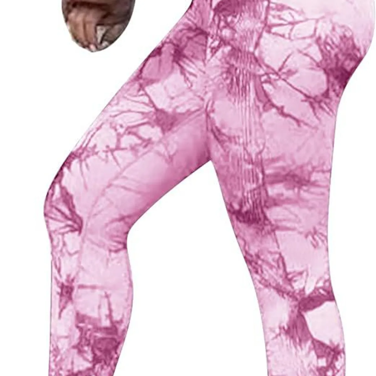 FITNESS - leggings cintura alta para levantamiento de glúteos Scrunch tie dye